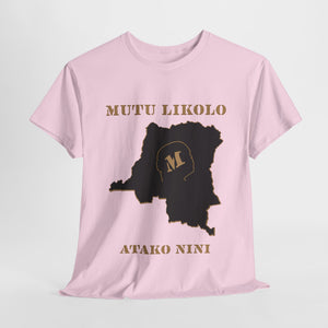 T-shirt Unisexe  Mutu Likolo coton épais