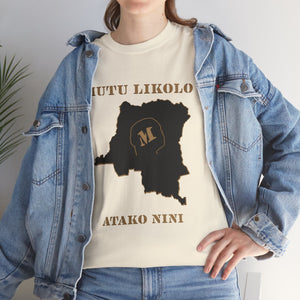 T-shirt Unisexe  Mutu Likolo coton épais