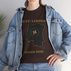 T-shirt Unisexe  Mutu Likolo coton épais