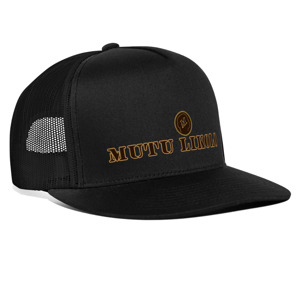 Mutu Likolo Trucker Cap - noir/noir