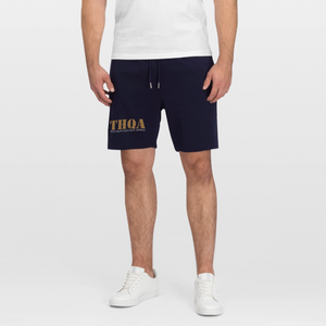 THQA Short de jogging bio unisexe - marine foncé