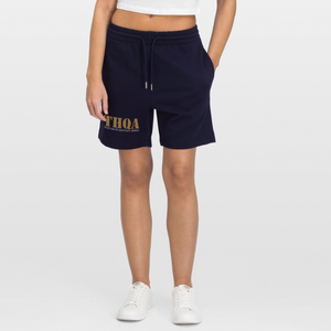 THQA Short de jogging bio unisexe - marine foncé
