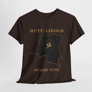 T-shirt Unisexe  Mutu Likolo coton épais