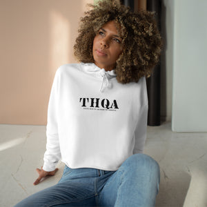 THQA Crop Hoodie pour Femme de Tête