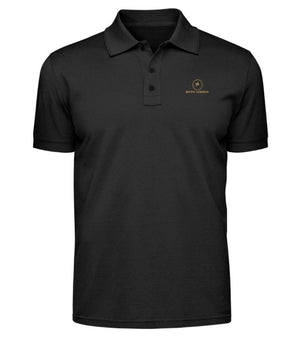 Polo Mutu Likolo Collection Résilience noir – Tête haute quoiqu’il arrive | Mutu Likolo Resilience Collection black polo – Head held high no matter what

