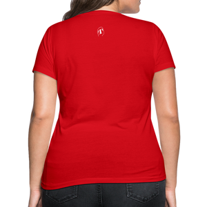 THQA T-shirt bio col V pour  Femme de Tête - rouge