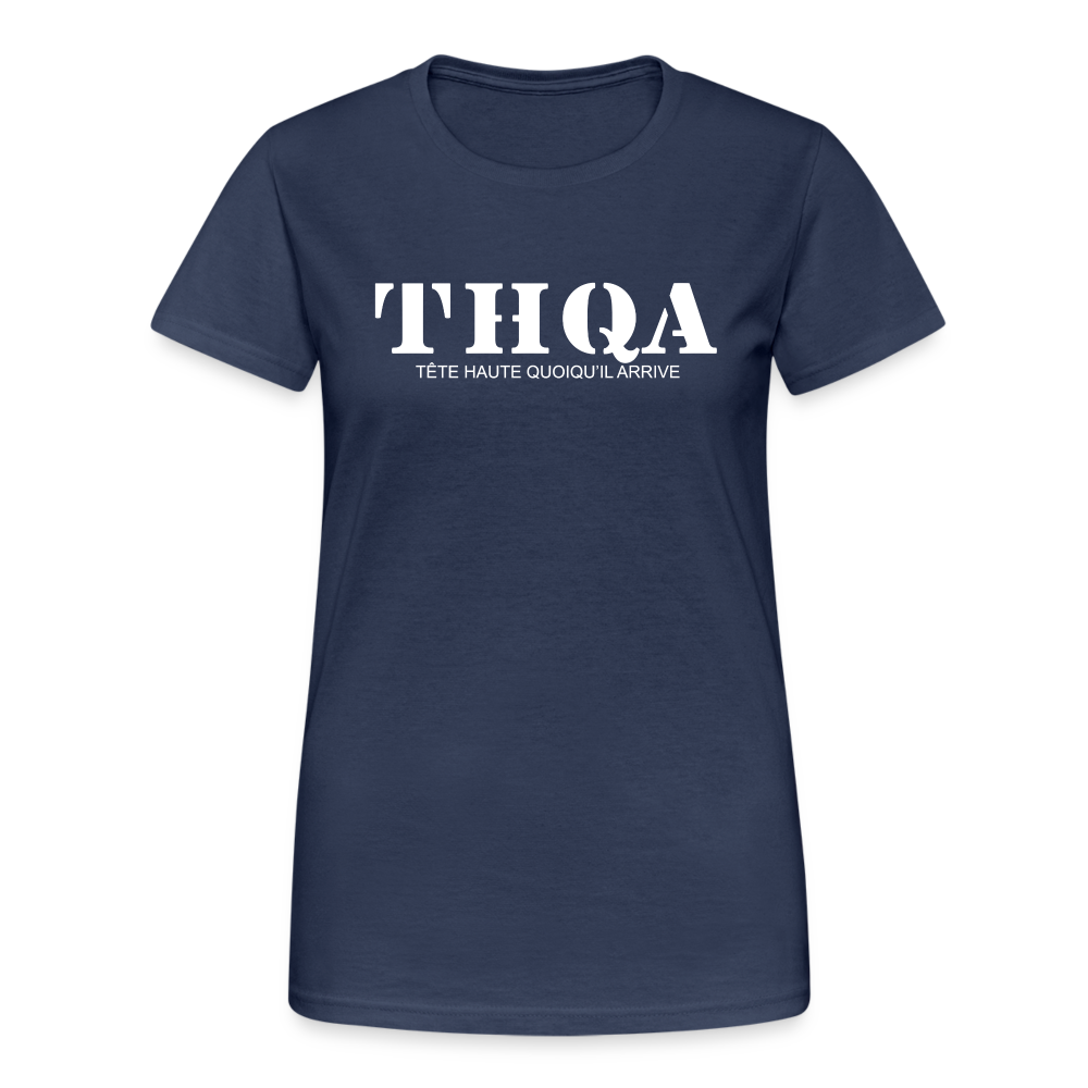 THQA Women’s Heavy T-Shirt - bleu marine