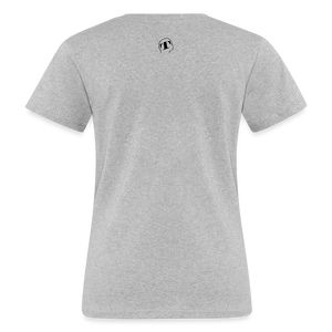 THQA  T-Shirt pour Femme de Tête - gris chiné