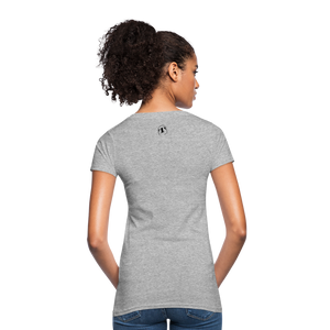 THQA  T-Shirt pour Femme de Tête - gris chiné