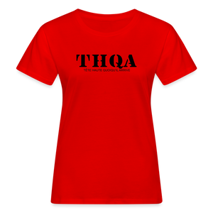 THQA  T-Shirt pour Femme de Tête - rouge