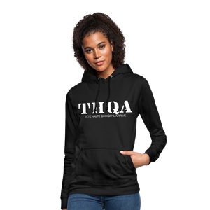 THQA Sweat à capuche pour Femme de Tête - noir