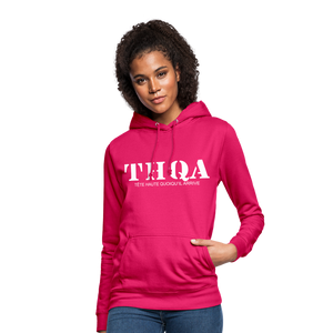 THQA Sweat à capuche pour Femme de Tête - rubis