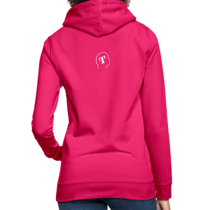 THQA Sweat à capuche pour Femme de Tête - rubis