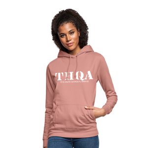 THQA Sweat à capuche pour Femme de Tête - rose poudré