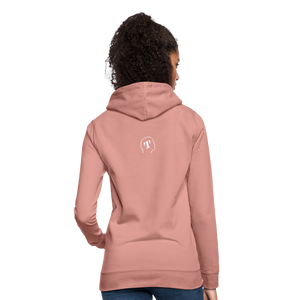 THQA Sweat à capuche pour Femme de Tête - rose poudré