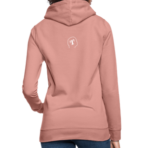 THQA Sweat à capuche pour Femme de Tête - rose poudré