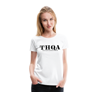 THQA T-shirt Premium pour Femme de Tête - blanc