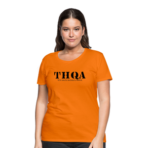 THQA T-shirt Premium pour Femme de Tête - orange