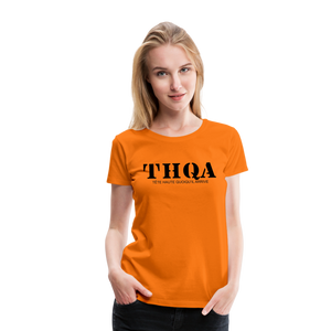 THQA T-shirt Premium pour Femme de Tête - orange