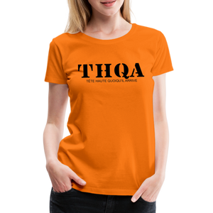 THQA T-shirt Premium pour Femme de Tête - orange