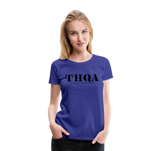 THQA T-shirt Premium pour Femme de Tête - bleu roi