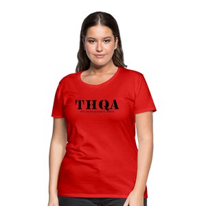 THQA T-shirt Premium pour Femme de Tête - rouge