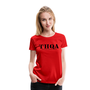 THQA T-shirt Premium pour Femme de Tête - rouge