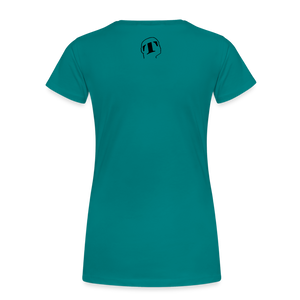 THQA T-shirt Premium pour Femme de Tête - bleu diva