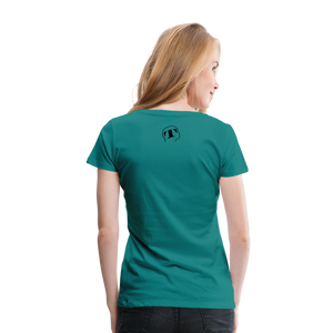 THQA T-shirt Premium pour Femme de Tête - bleu diva