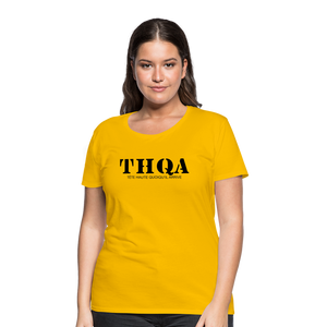 THQA T-shirt Premium pour Femme de Tête - jaune soleil