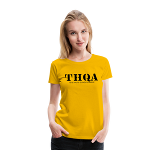 THQA T-shirt Premium pour Femme de Tête - jaune soleil