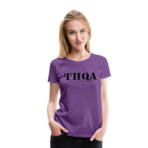 THQA T-shirt Premium pour Femme de Tête - violet