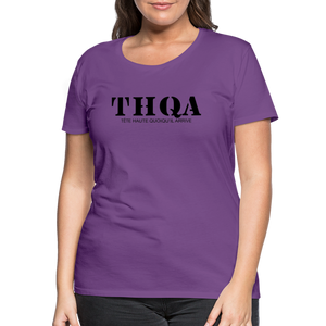 THQA T-shirt Premium pour Femme de Tête - violet