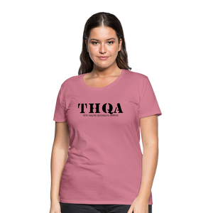 THQA T-shirt Premium pour Femme de Tête - mauve