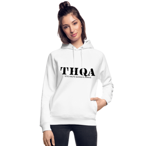 THQA Sweat à capuche bio unisexe wt - blanc