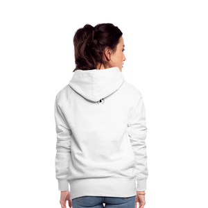 Sweat-shirt à capuche Premium pour Femmes de Tête - blanc