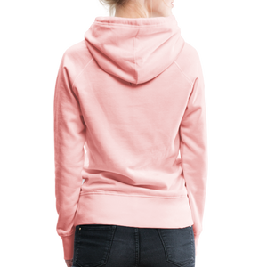 Sweat-shirt à capuche Premium pour Femmes de Tête - rose cristal