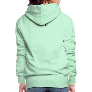 Sweat-shirt à capuche Premium pour Femmes de Tête - vert clair menthe