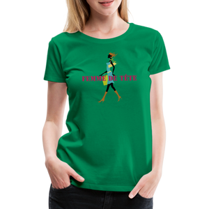 T-shirt Premium Femme de Tête - thqa - vert