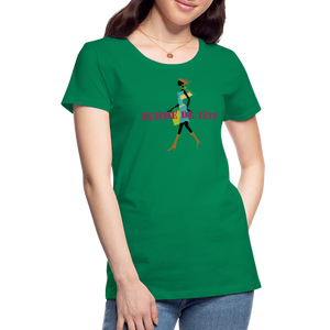 T-shirt Premium Femme de Tête - thqa - vert