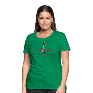 T-shirt Premium Femme de Tête - thqa - vert