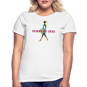 T-shirt Femme de Tête - thqa - blanc