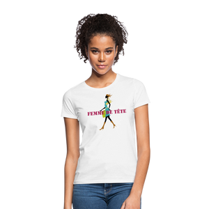 T-shirt Femme de Tête - thqa - blanc