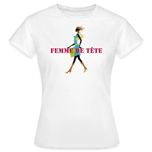 T-shirt Femme de Tête - thqa - blanc