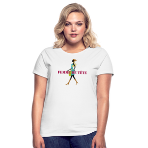 T-shirt Femme de Tête - thqa - blanc