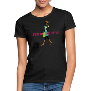 T-shirt Femme de Tête - thqa - noir