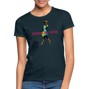 T-shirt Femme de Tête - thqa - marine