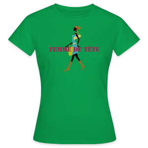 T-shirt Femme de Tête - thqa - vert