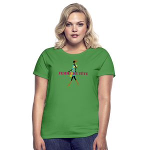 T-shirt Femme de Tête - thqa - vert