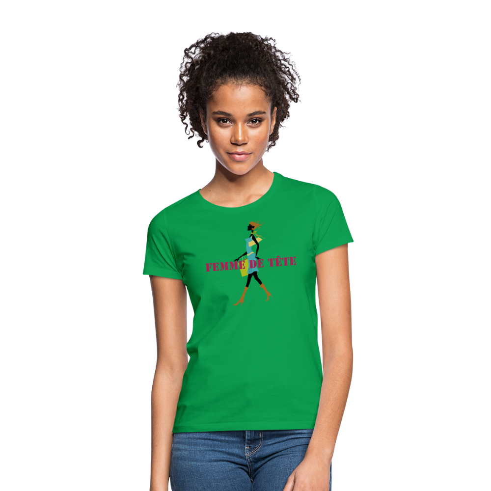 T-shirt Femme de Tête - thqa - vert